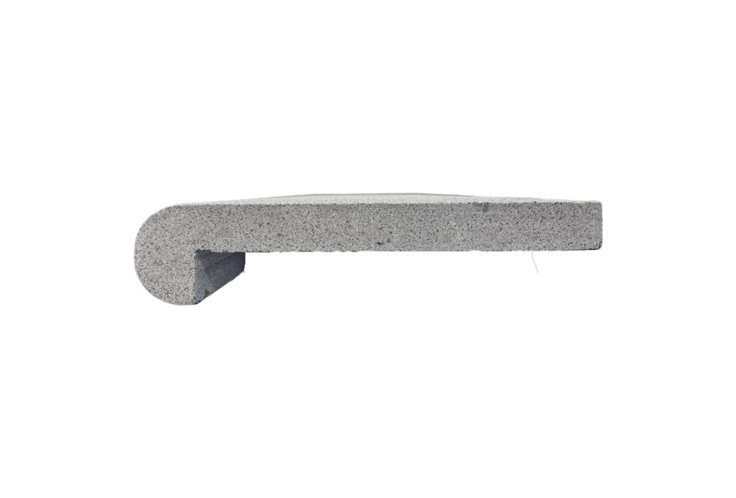 Zwembad randtegel graniet G654 ronde neus 100 x 30 cm