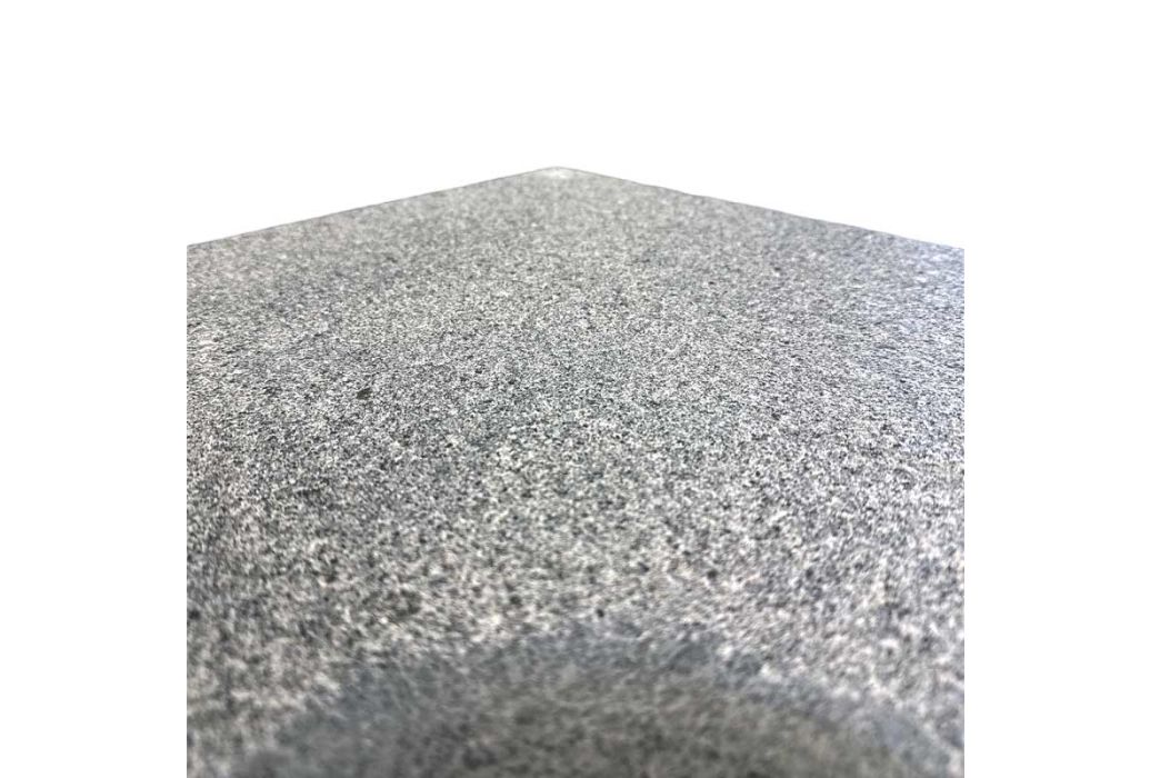 Zwembad randtegel hoek graniet G654 ronde neus 50 cm x 30 cm