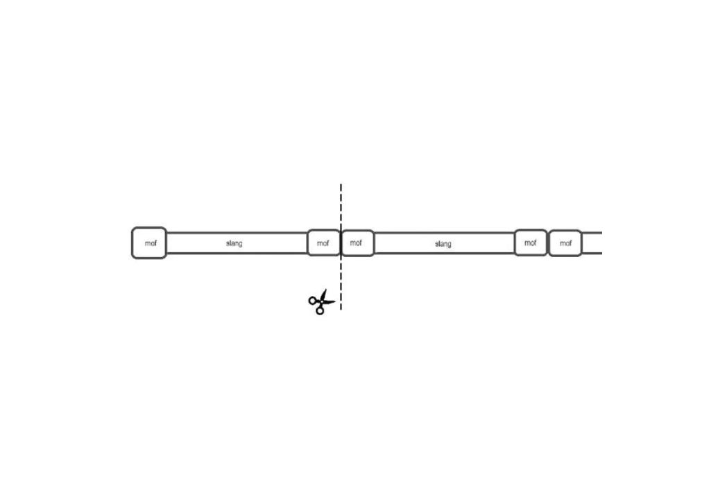 Zwembadslang Ø 32 mm per meter