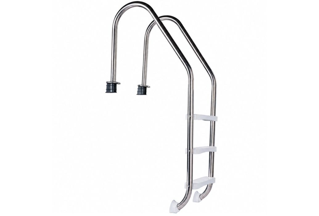 Zwembadtrap RVS - Basic, 3 treden AISI 304