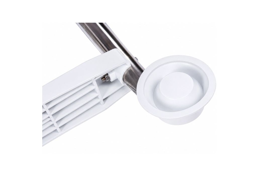 Zwembadtrap RVS - Basic, 3 treden AISI 304 stootdop