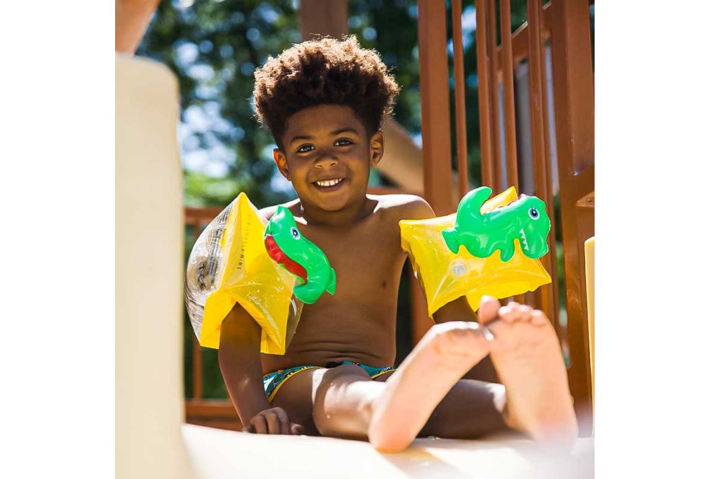 Swim Essentials Dinosaurus zwembandjes 3D | 2-6 jaar voorbeeld