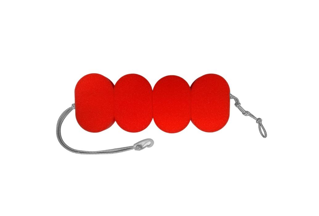 Zwemgordel 4 drijvers rood