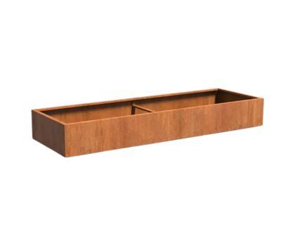 ADEZZ Cortenstaal plantenbak Carrez 300 x 100 x 40 cm