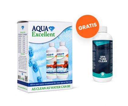 Aqua Excellent navulbox + gratis Splash-X Spa Tube Clean