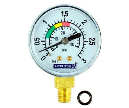 AstralPool Cantabric top mount manometer 0 - 3 bar