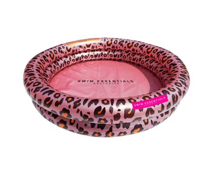 Swim Essentials baby zwembad klein | rosé panterprint 