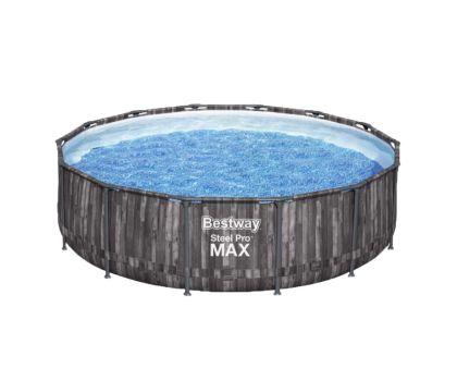 Bestway Steel Pro Max Wood zwembad Ø 427 x 107 cm