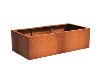 ADEZZ Cortenstaal plantenbak Carrez | 200 x 100 x 60 cm