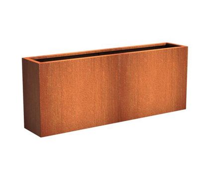 ADEZZ Cortenstaal plantenbak Carrez | 200 x 40 x 80 cm