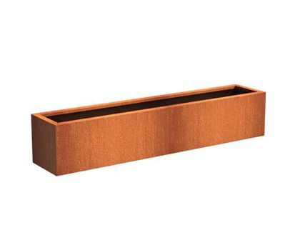 ADEZZ Cortenstaal plantenbak Carrez | 200 x 40 x 40 cm