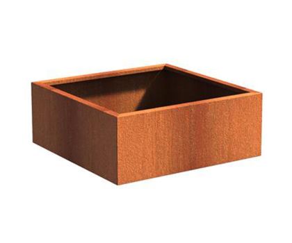 ADEZZ Cortenstaal plantenbak Carrez | 100 x 100 x 40 cm