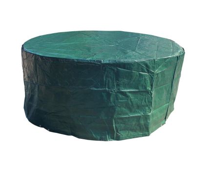 Cabano tuinmeubelhoes voor tafel & stoelen rond 100g/m Ø 205 x 90 cm