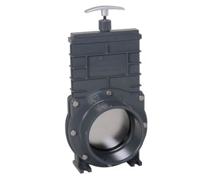 Cepex Budget schuifkraan en lijmmof 160 mm RVS schuif