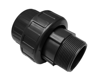 Cepex PVC 3 delige koppeling met buitendraad 50 x 1 1/2"