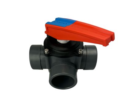 Cepex PVC 3-weg kraan 50 mm / 63 mm