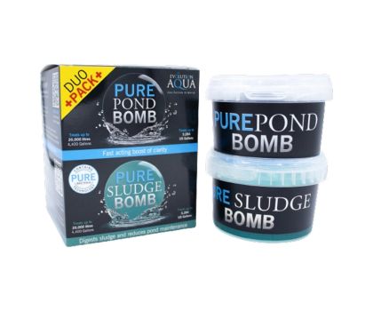 Evolution Aqua Pure Sludge Bomb + Pure Pond Bomb (Duopack)