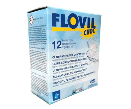 Flovil Choc vlokmiddel voor zwembaden