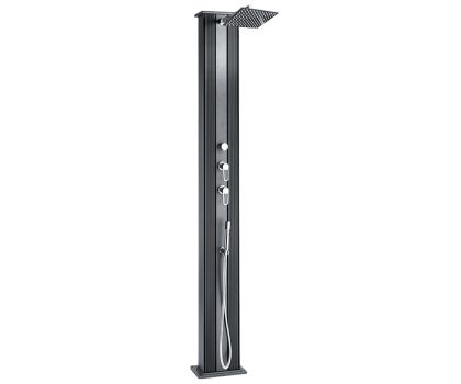 Formidra Buitendouche Dada Straight | antraciet | geborsteld aluminium