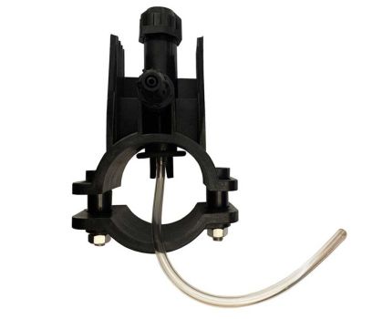 Splash-X gecombineerd aanboorzadel 50/63 mm met elektrodehouder en injectie aansluiting 4 x 6