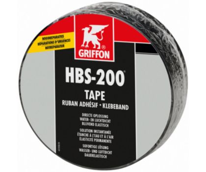 Griffon HBS-200 Tape zwart lucht- en waterdicht