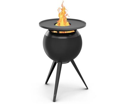 Höfats Plancha BBQ set met hoog standaard zwart 