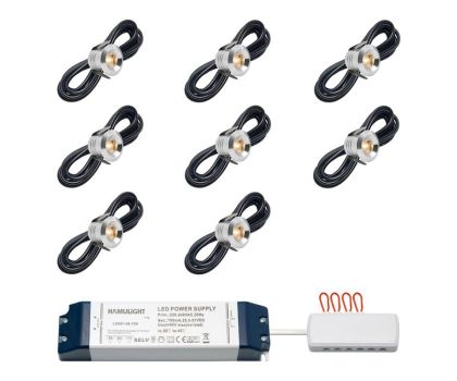 Hamulight LED inbouwspot Marbella voor wifi set van 8