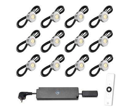 Hamulight LED inbouwspot Pals met afstandsbediening set van 12