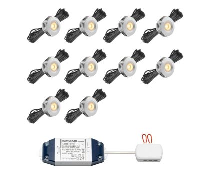 Hamulight LED inbouwspot Pals voor wifi set van 10