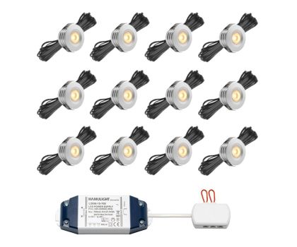 Hamulight LED inbouwspot Pals voor wifi set van 12