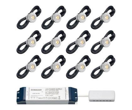 Hamulight LED inbouwspot Sevilla voor wifi set van 12