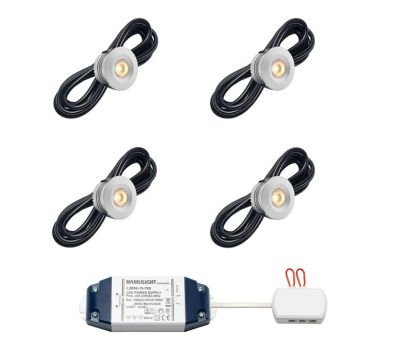 Hamulight LED inbouwspot Sevilla voor wifi set van 4