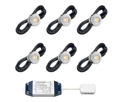 Hamulight LED inbouwspot Sevilla voor wifi set van 6