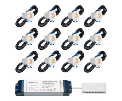 Hamulight LED inbouwspot Valencia voor wifi set van 12