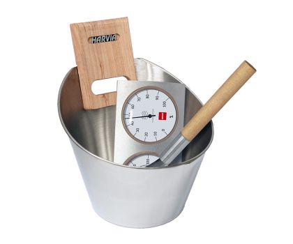 Harvia sauna set | zilverkleurig