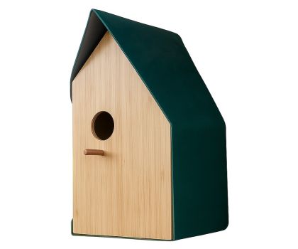 Heeej Happy Bird House wand vogelhuisje Bamboe productfoto