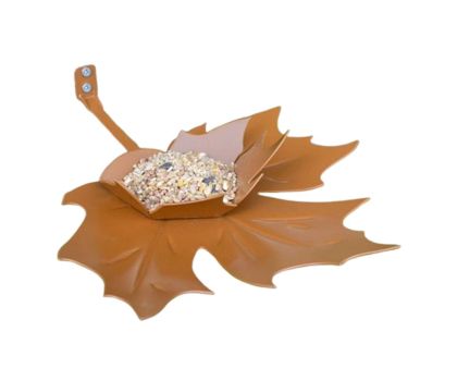 Heeej Leaf Me vogelvoederschaal bruin