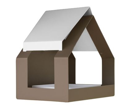 Heeej The Barn wand vogelvoederhuisje zand & wit productfoto