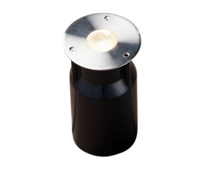 Heissner RVS vlonderspot rond warm wit 3W