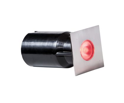 Heissner RVS vlonderspot vierkant RGB 3W