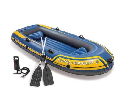 Intex Challenger set | 3 persoons inclusief pomp en twee peddels