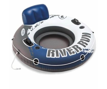 Intex River Run waterlounge blauw/wit