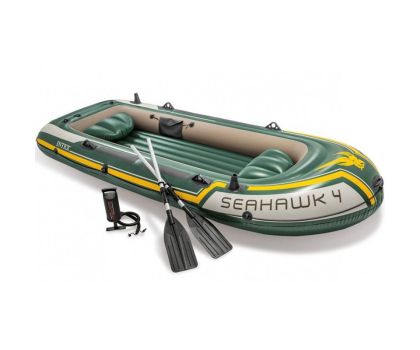 Intex Seahawk 4 set | 4 persoons inclusief handpomp en twee peddels