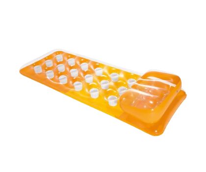 Intex 18-pockets luchtbed oranje