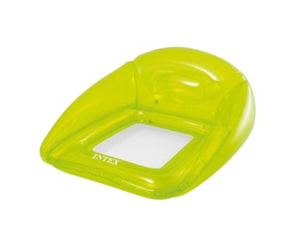 Intex transparante loungestoel groen