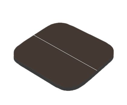Spa cover Dimension One Seville/Caliente 198 x 214 cm | Weathershield Mahogany cover