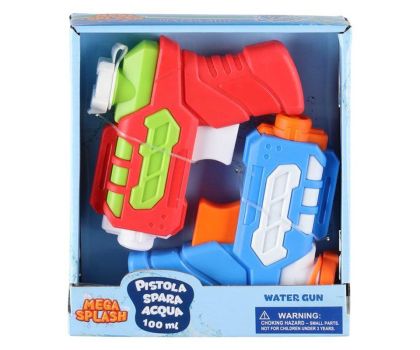 Mega Splash kleine waterpistooltjes 2 stuks
