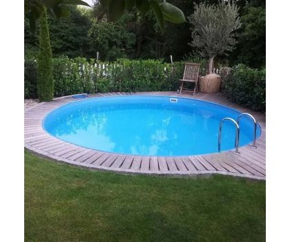Metalen zwembad rond Ø 460 x 120 cm