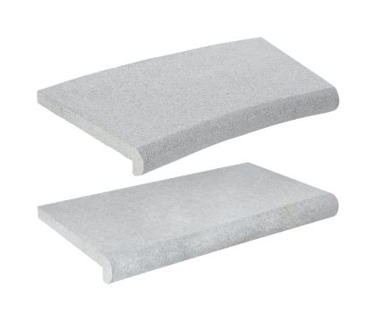 Randtegel set Napoli voor ovaal zwembad Diamond Grey