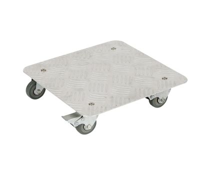 Practo Garden plantenroller aluminium vierkant met rem 30 x 30 cm